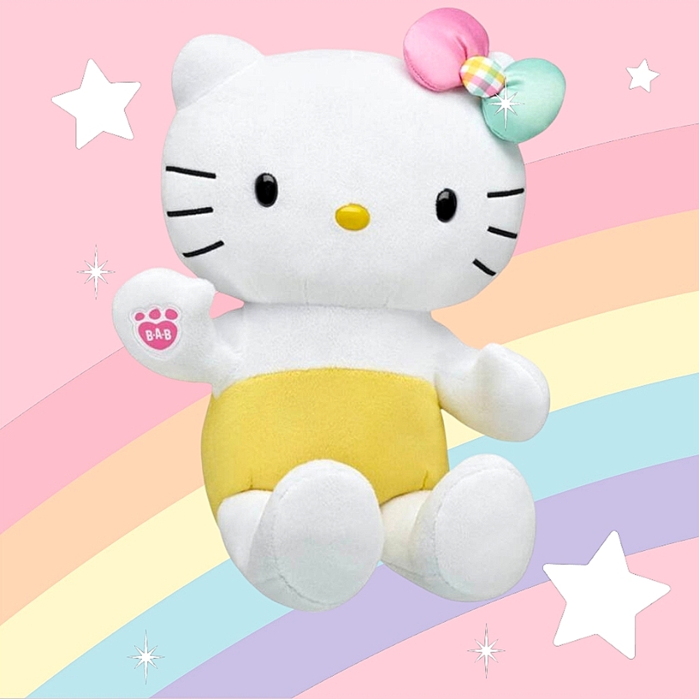 Hello Kitty Build-A-Bear Spring Stuffed Animal Plush